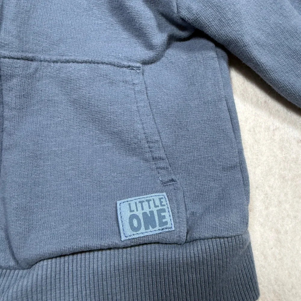 Carter's Little One Baby Blue Full Zip Hoodie Sweatshirt 6 Months Infant
